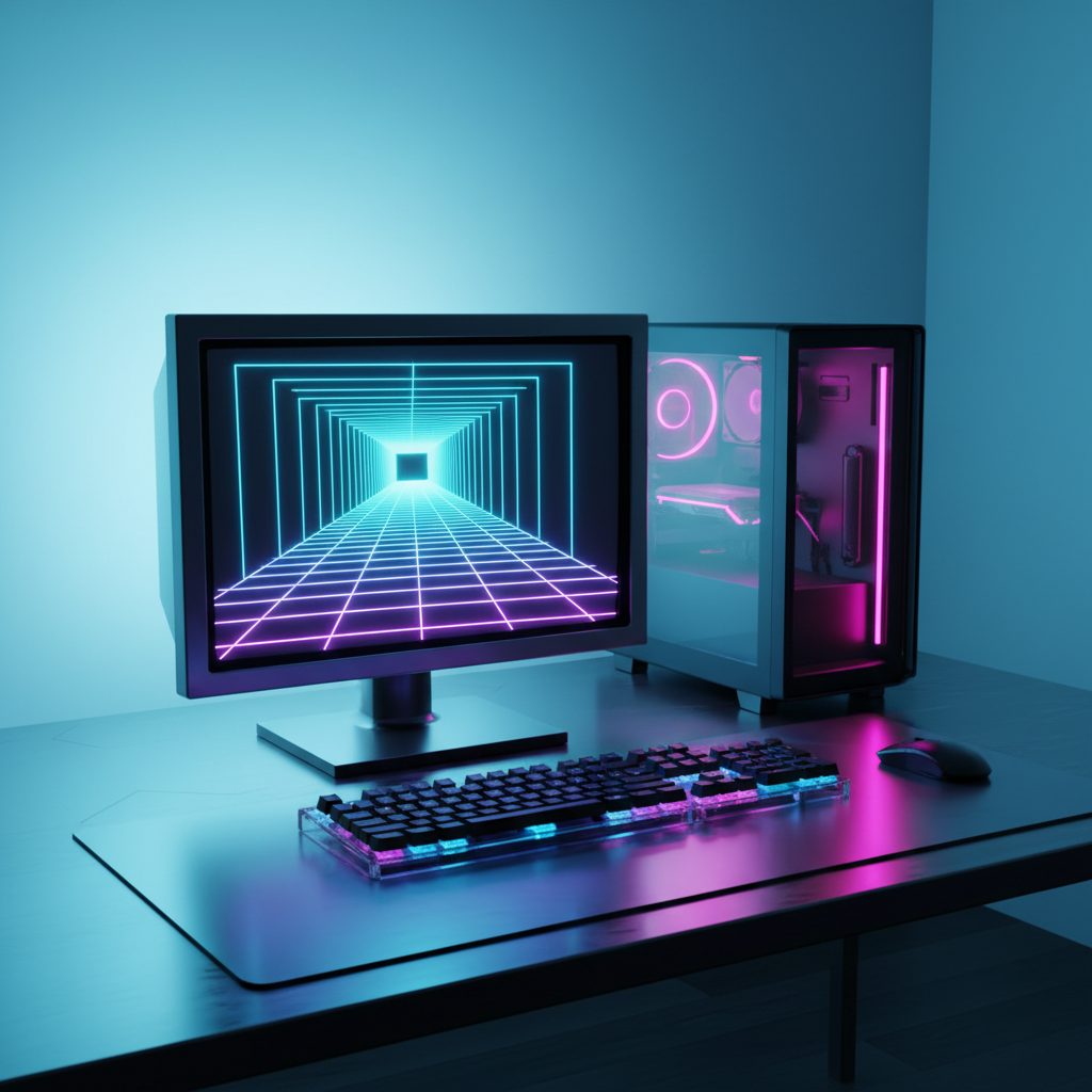 $INTERWEB retro CRT computer — the in-game internet of Leonida